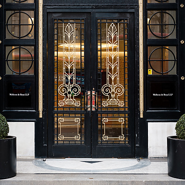 Entrance door of Africa House