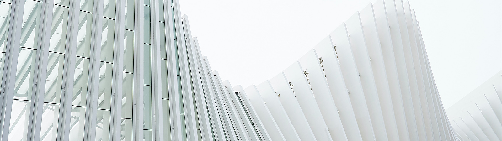 Abstract white architecture