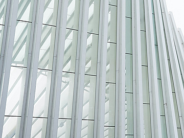 Abstract white architecture