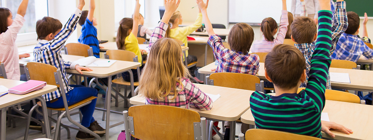 Children in classroom