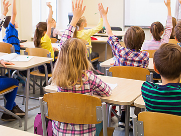 Children in classroom