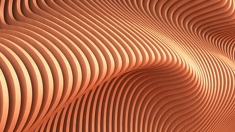 abstract orange lines