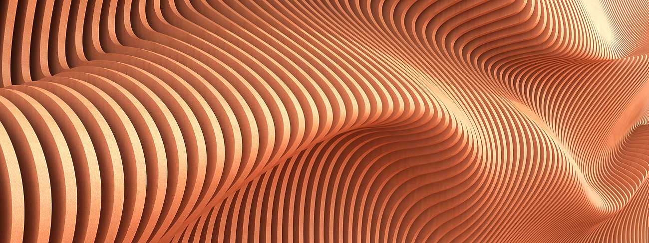 abstract orange lines