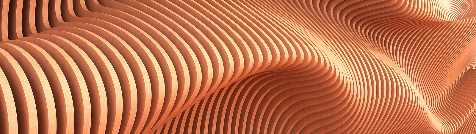abstract orange lines