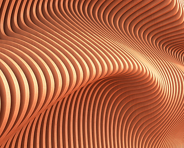 abstract orange lines