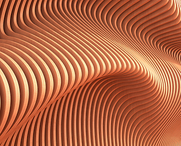 abstract orange lines