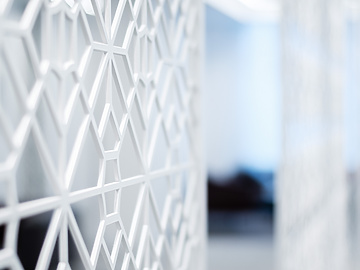 abstract interior room divider