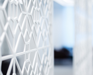 abstract interior room divider