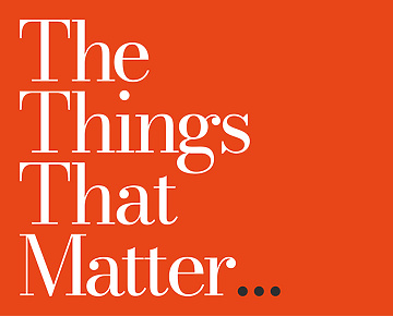 The Things that Matter