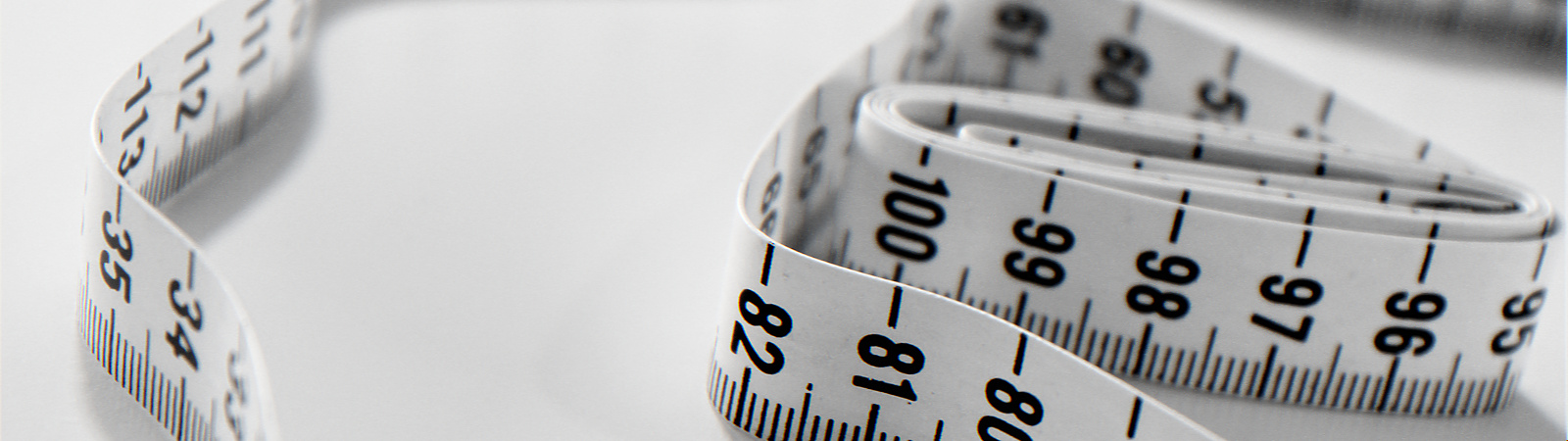 a close-up of a measuring tape