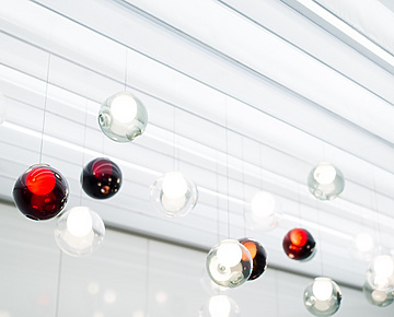 abstract ceiling lighting