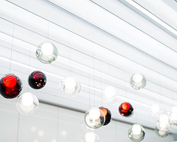 abstract ceiling lighting