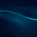 Abstract wavy blue line