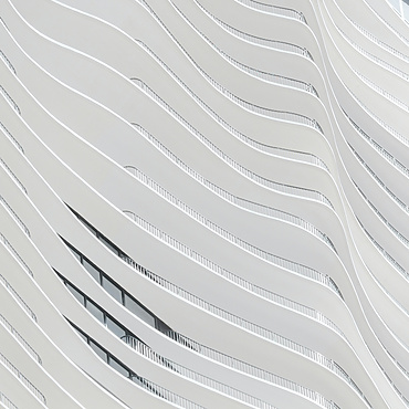 abstract white building
