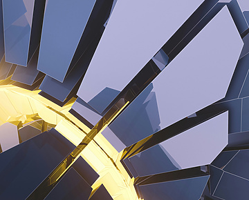 a close up of a broken glass