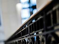 Interior railing black