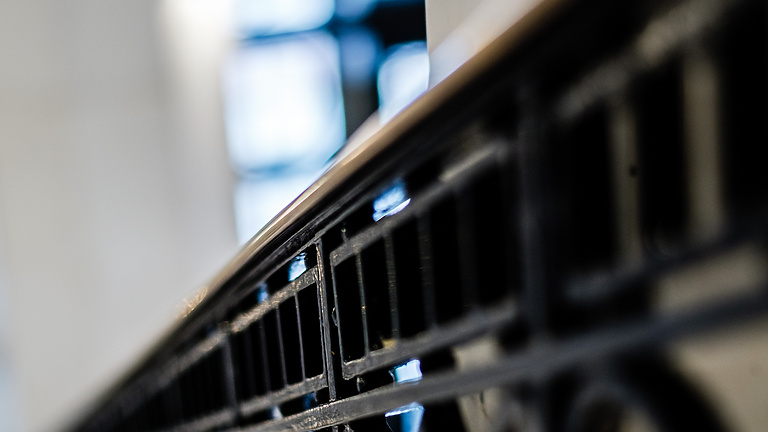 Interior railing black