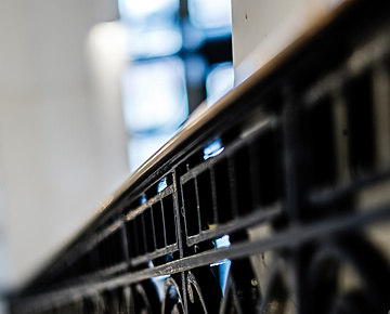 Interior railing black