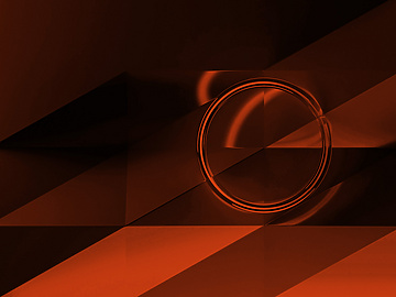 Circle over abstract background