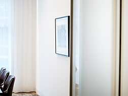 a picture on the wall