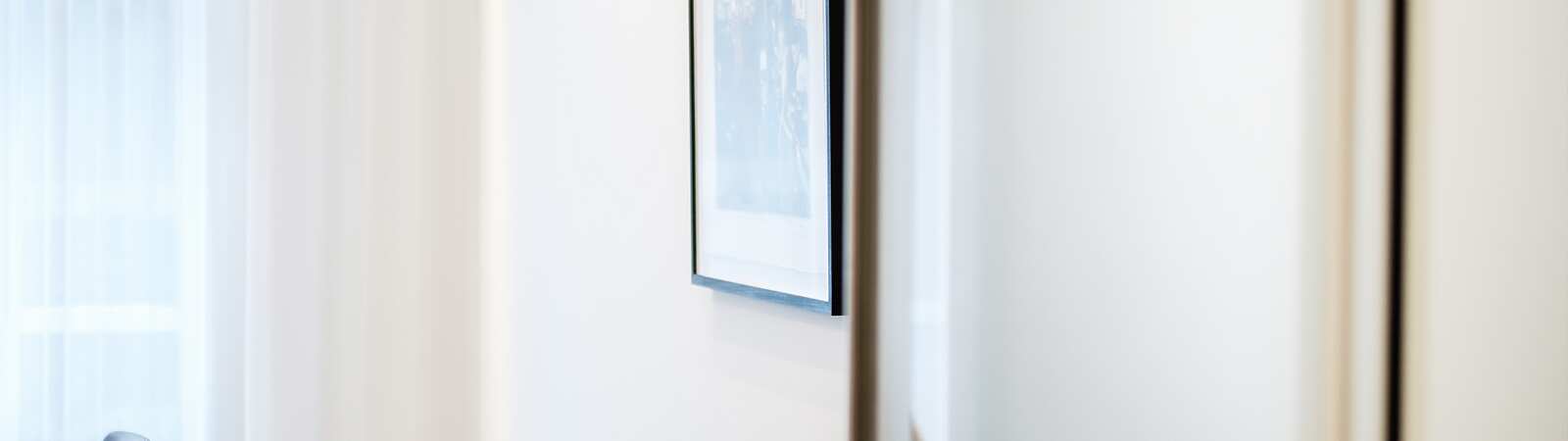 a picture on the wall