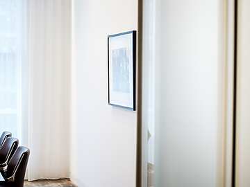 a picture on the wall