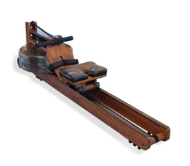 old wooden rowing machine
