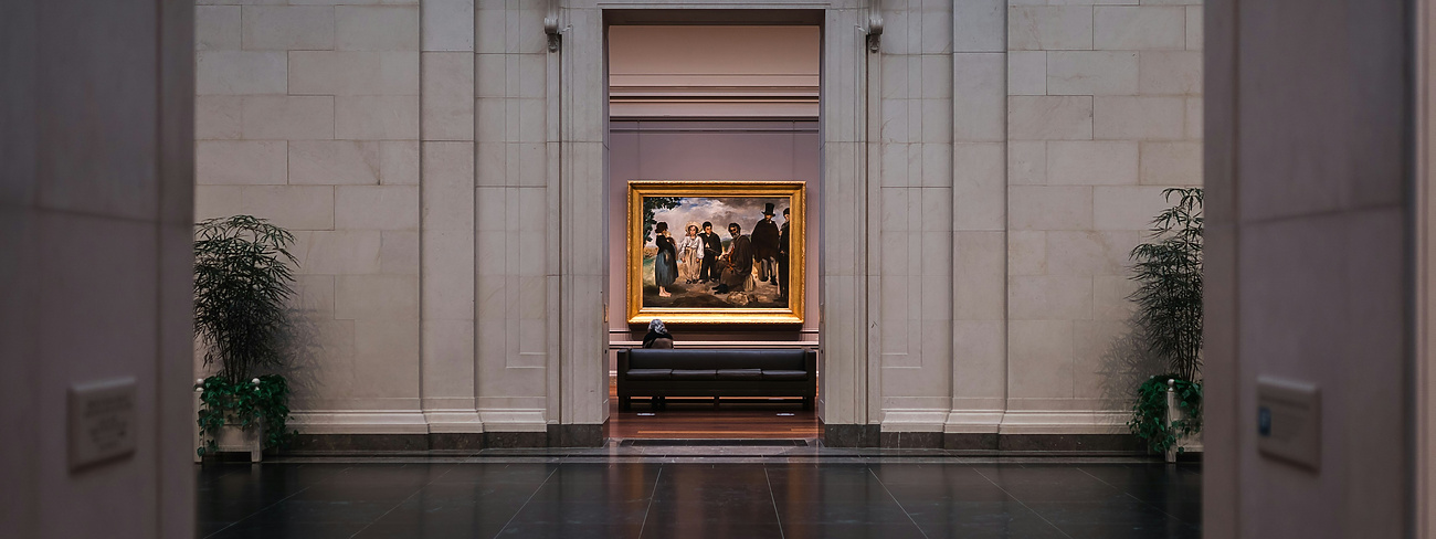 a painting on the wall