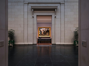 a painting on the wall