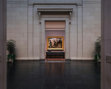 a painting on the wall