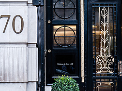 Entrance of Africa house with Mishcon de Reya logo