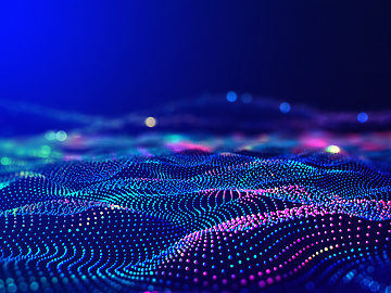 Abstract Technology Pink