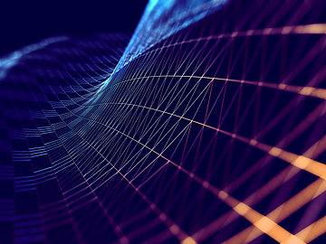 Abstract Technology Purple