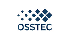 a logo with blue squares