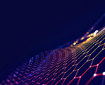 Abstract technology yellow