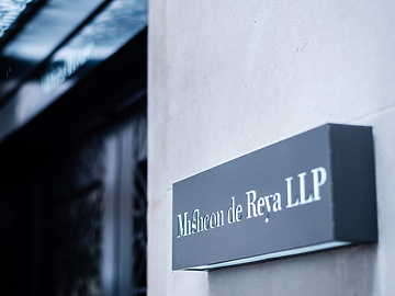 Mishcon de Reya sign