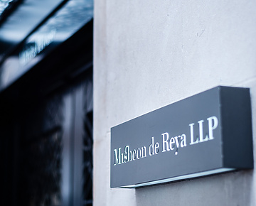 Mishcon de Reya sign