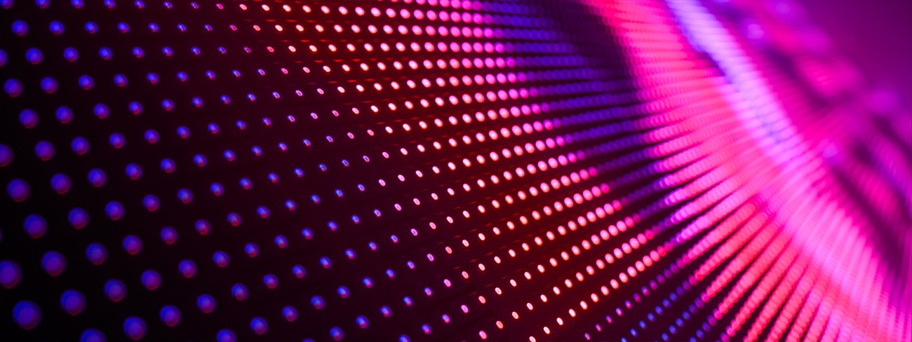 Pink abstract technology lights