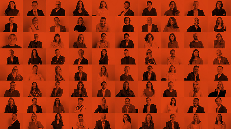 a collage of a group of people