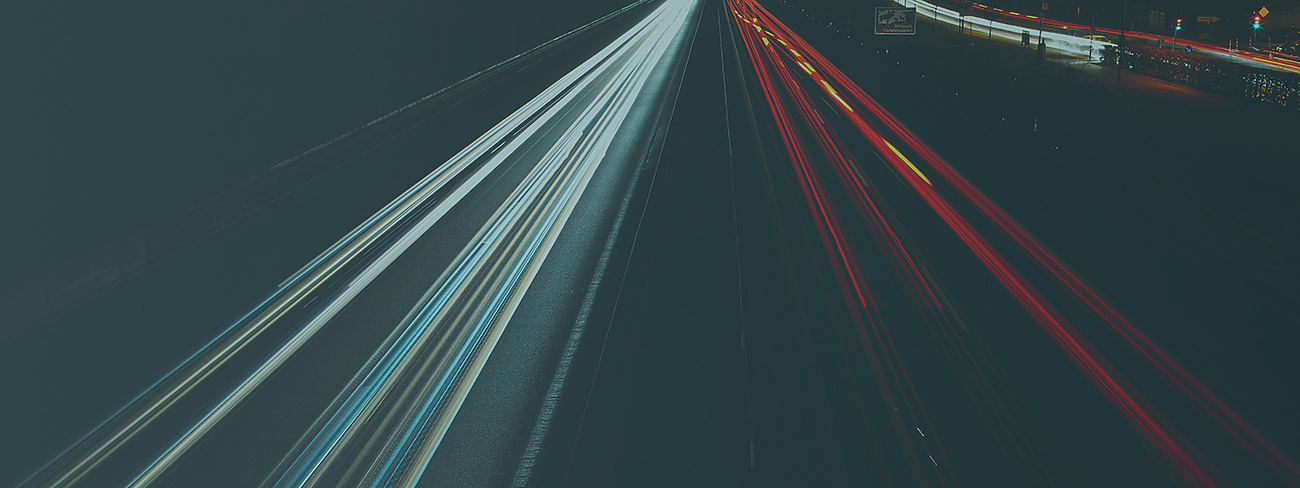 white and red lights