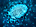 a fingerprint on a blue background