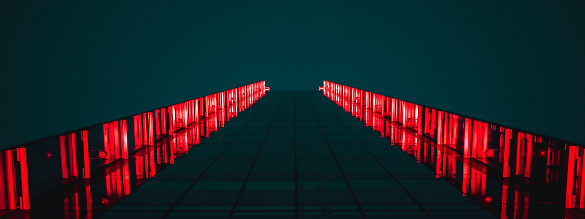 red building abstract