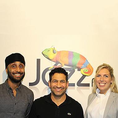 Arjun Panesar and Charlotte Summers