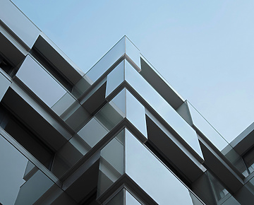 a close up of a building