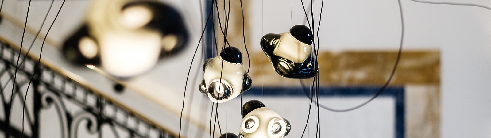 Africa House lobby lights