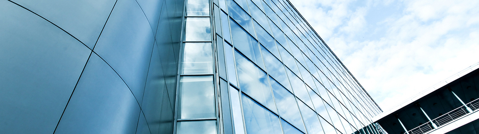 Glass buildings