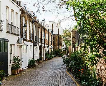 Terraced houses in London