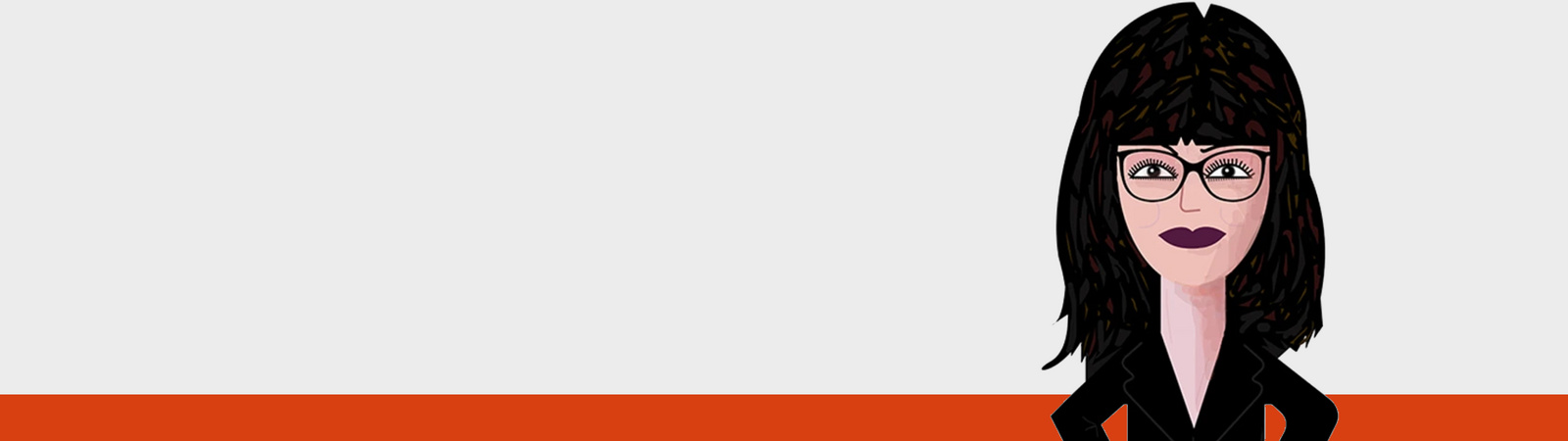 a white and orange background