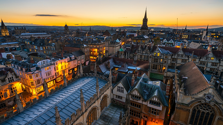 Oxford sunset