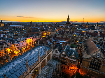 Oxford sunset